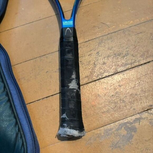 Head Trisys 250 Double Power Wedge 660cm 4 3/8 SL Tennis Racket With Case - Picture 4 of 10